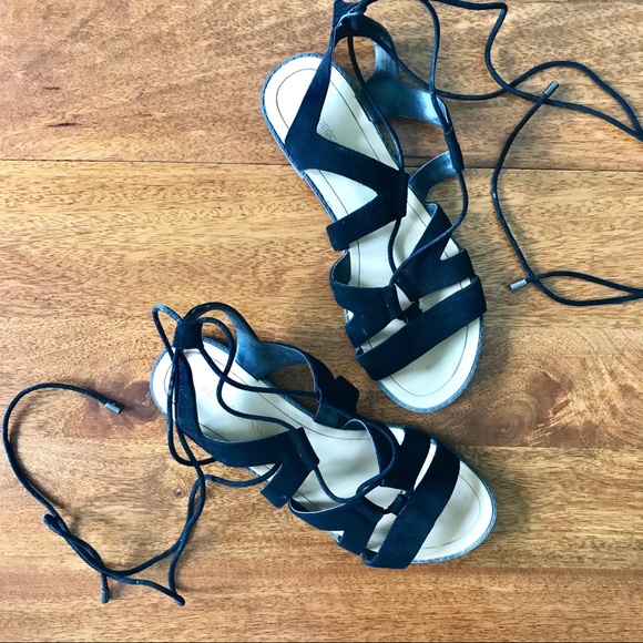 Rebecca Minkoff Shoes - rebecca minkoff // greyson lace-up sandal // SALE